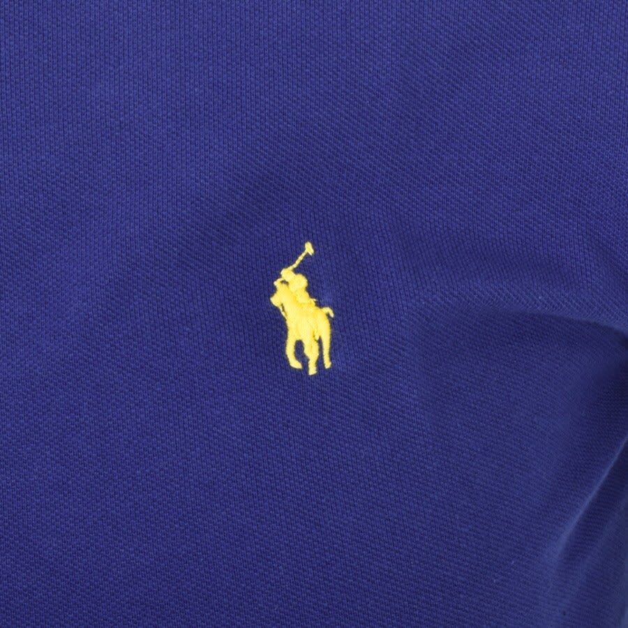 Ralph Lauren Slim Fit Polo T Shirt Blue Mainline Menswear